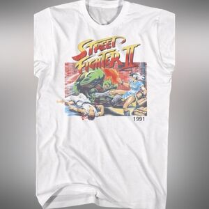 Street Fighter 2 1991 Poster Men's T Shirt